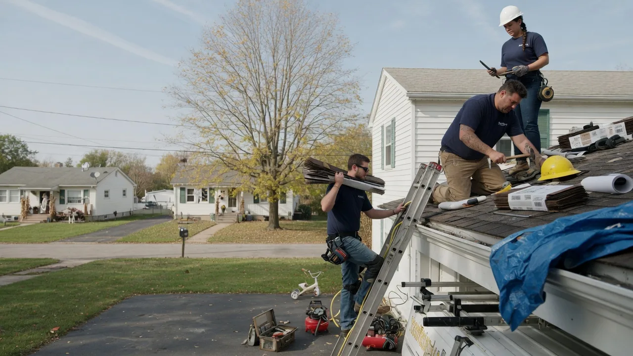 Local Roofing Contractors in Commiskey, IN near me